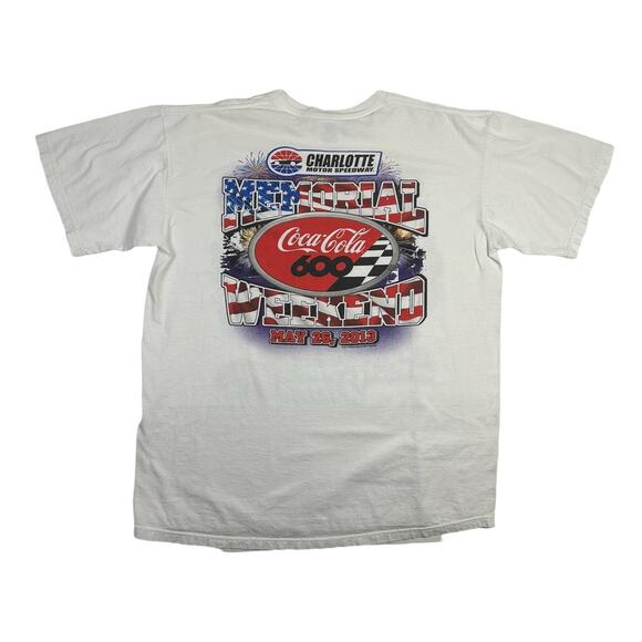 Coke coca cola tee shirt nascar racing tee charlotte motor speedway 2013 mens XL - Picture 3 of 3